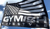 Gymish Lifestyle Flag, 5x3 ft Workout Flag for Home Gym Motivational Flag