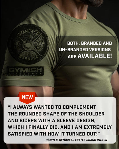 047. Gymish Lifestyle Funny Motivational Workout Gym T-Shirt for Men