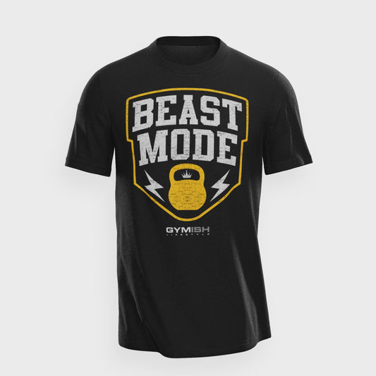 007. Beast Mode Funny Motivational Workout Gym T-Shirt for Men