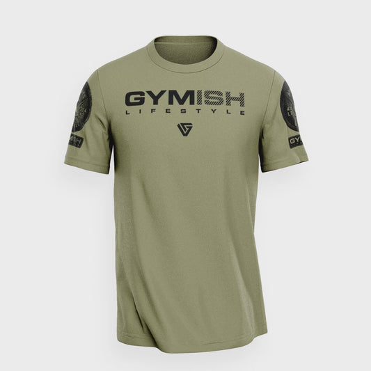 047. Gymish Lifestyle Funny Motivational Workout Gym T-Shirt for Men