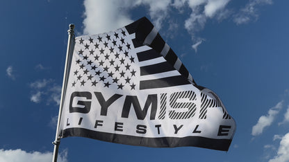 Gymish Lifestyle Flag, 5x3 ft Workout Flag for Home Gym Motivational Flag