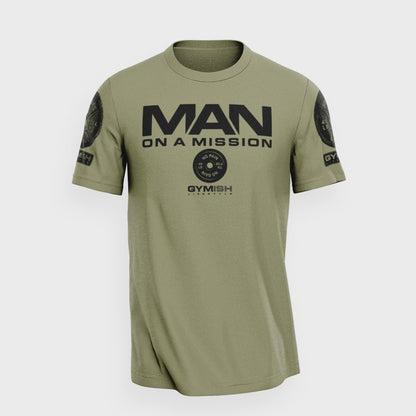 072. Man On A Mission Workout T-Shirt