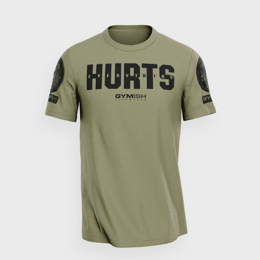 005. Everything Hurts Funny Motivational Workout Gym T-Shirt for Men