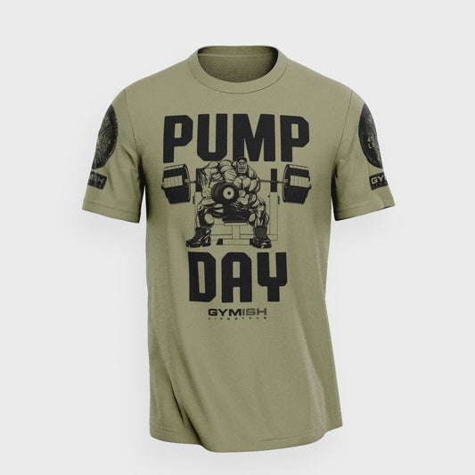 024. Pump Day Funny Motivational Workout Gym T-Shirt for Men