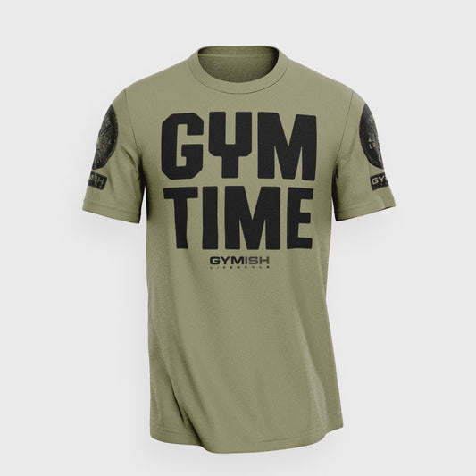 019. GYM TIME - I'll BE BACK Funny Motivational Workout Gym T-Shirt for Men