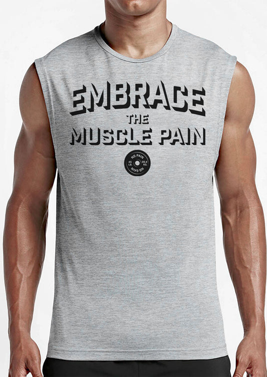 048. Embrace Muscle Pain Workout Muscle Tank Top for Men