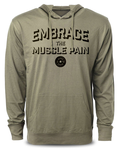 Embrace Muscle Pain Workout Hoodies