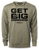 063. Get Big Motivational Workout Hoodie for Men