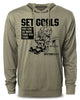 071. Set Goals Funny Workout Hoodie for Men