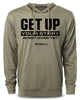 073. Get Up Your Story is Not Over Yet Motivational Workout Hoodie for Men