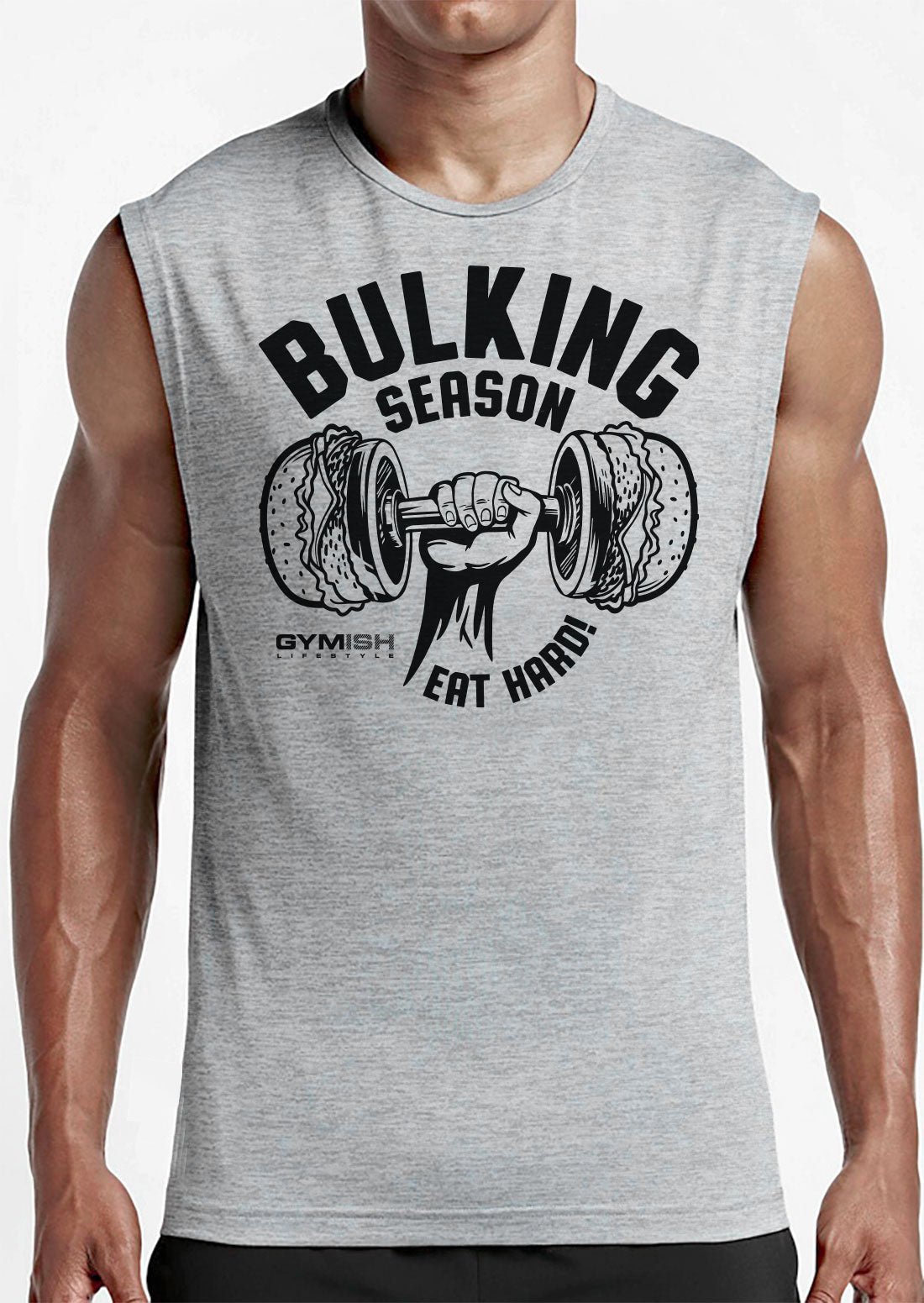 070. Bulking Season Funny Workout Muscle Tank Top for Men T-Shirt GYMISH LIFESTYLE